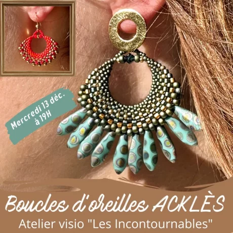 PerlonZoom - Boucles d'oreilles ACKLÈS