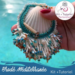Kit + Tutoriel Brodé Méditerranée